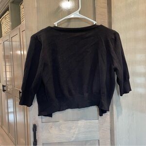 Black Women's Half-Sweater